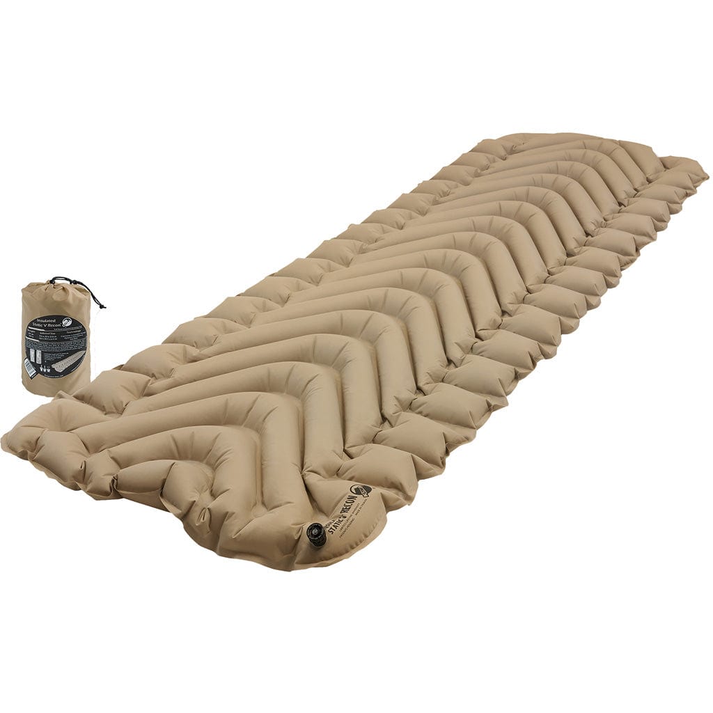 Klymit Klymit Insulated Static V Recon Sleeping Pad Coyote-sand Camping and Outdoor Rec