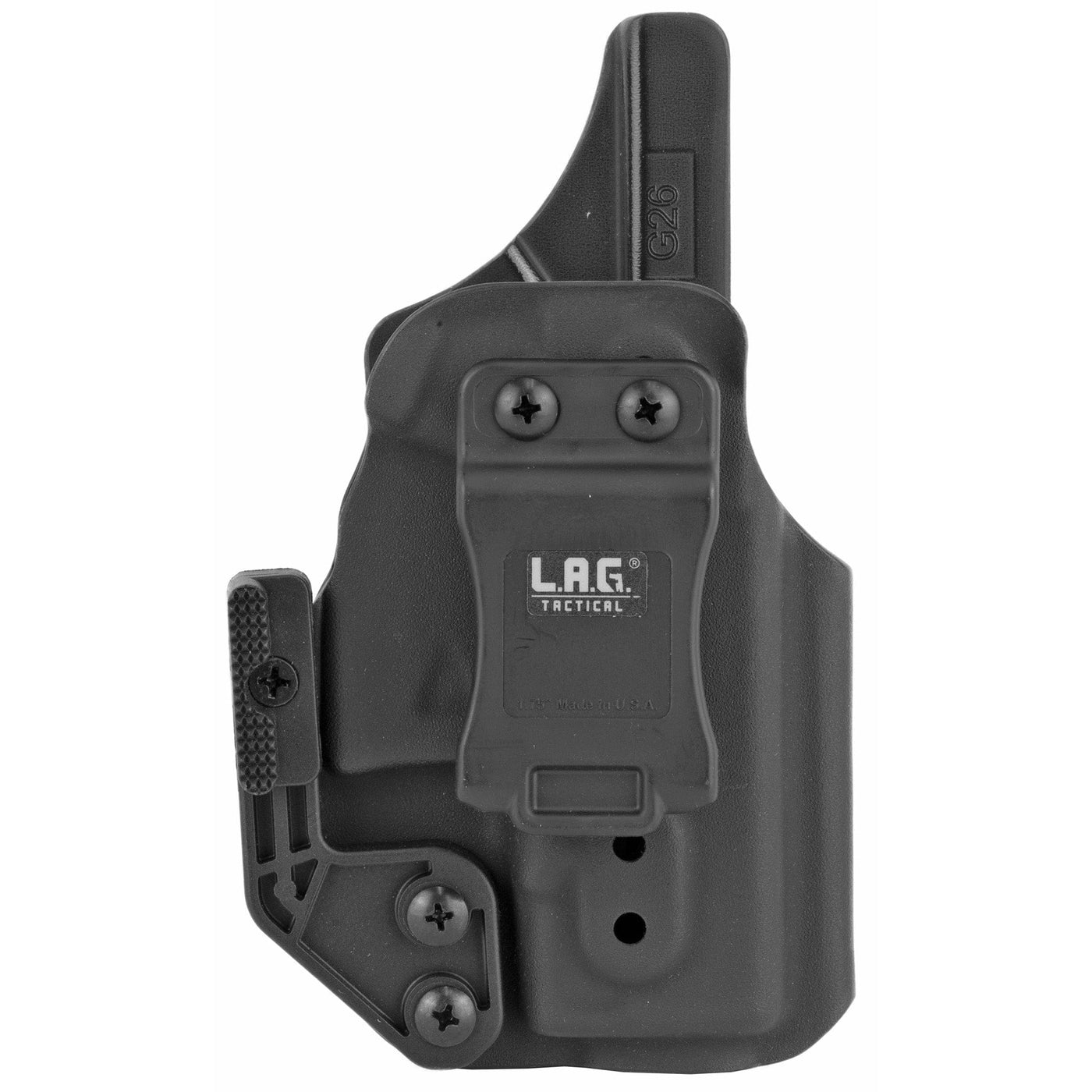 L.A.G. Tactical, Inc. Lag Apd Mk Ii For Glock 26 Blk Rh Holsters