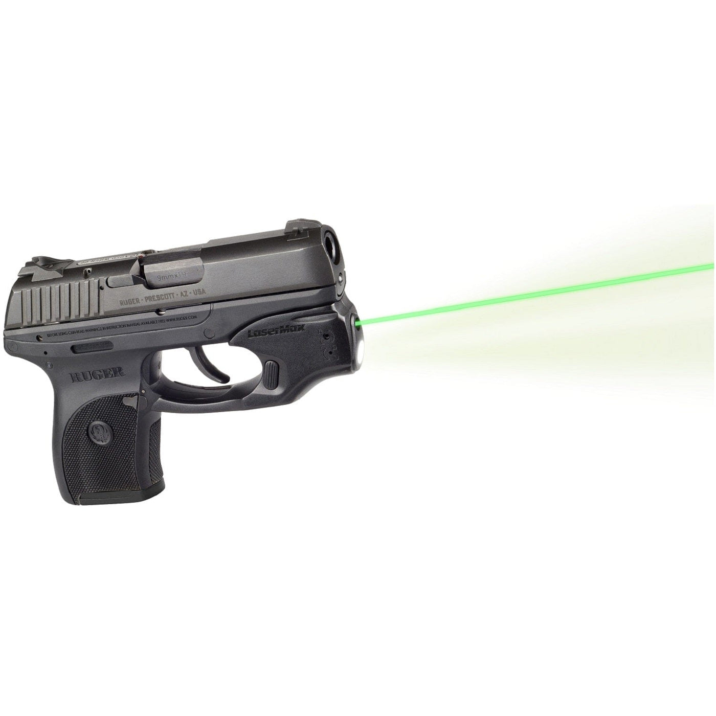 LaserMax LaserMax Centerfire Light Laser Green w Grip Sense Ruger LC Optics And Sights