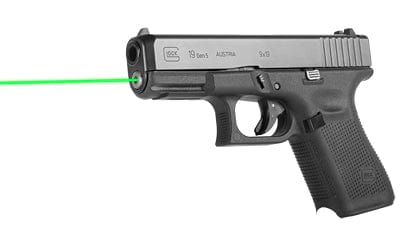LaserMax LaserMax Guide Rod Laser Green Glock 19 19 MOS Gen 5 19X 3.5 Optics And Sights