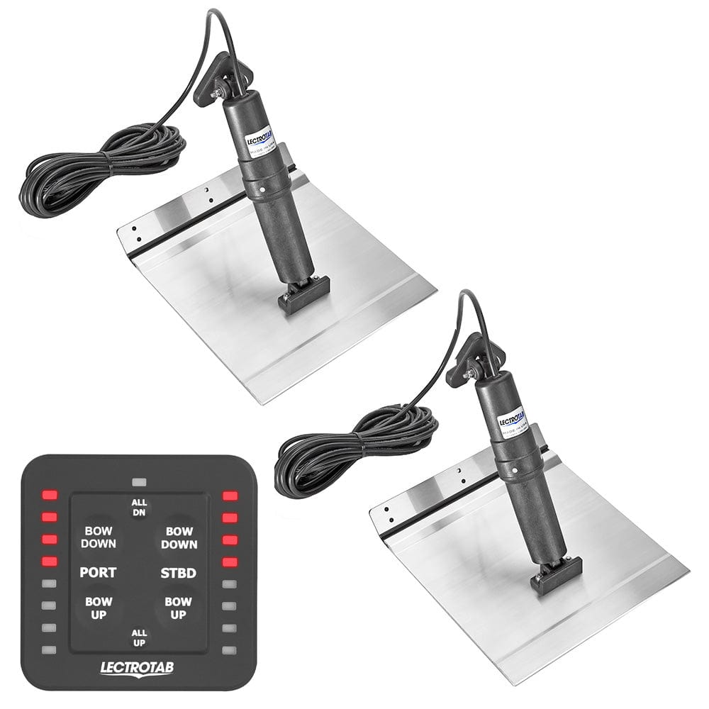 Lectrotab Lectrotab XKA Aluminum Alloy Trim Tab Kit w/One-Touch Control - 9 x 12 Boat Outfitting