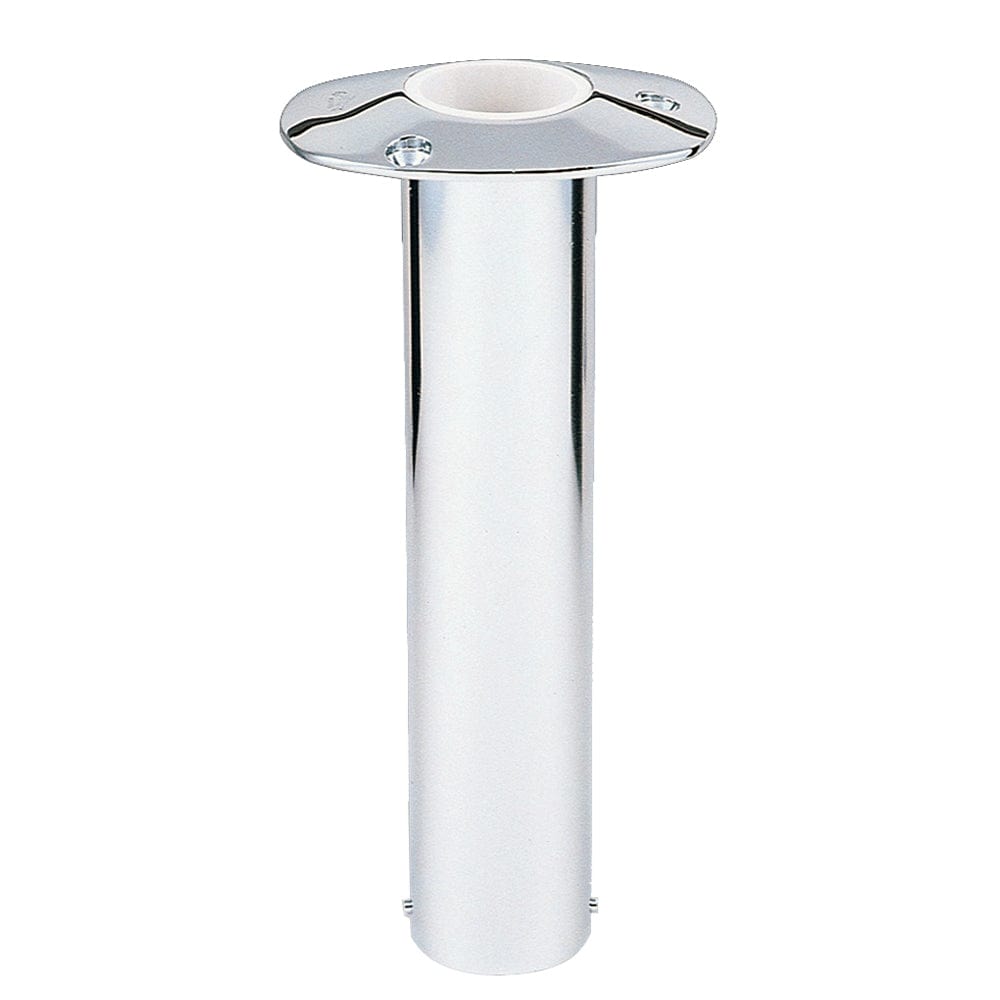 Lee's Tackle Lee's 0° Stainless Steel Flush Mount Rod Holder - 2.25" O.D. Hunting & Fishing