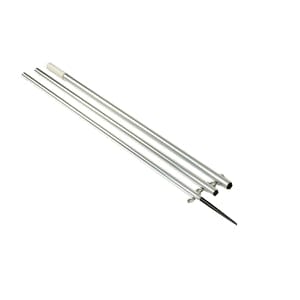 Lee's Tackle Lee's 12' MKII Bright Silver Pole w/Black Spike - 1 3/8" OD Hunting & Fishing