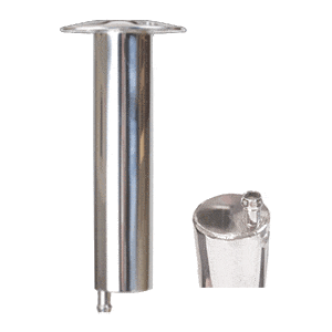 Lee's Tackle Lee's Rod Holder - Heavy Duty - 0° - Stainless Steel Paddlesports