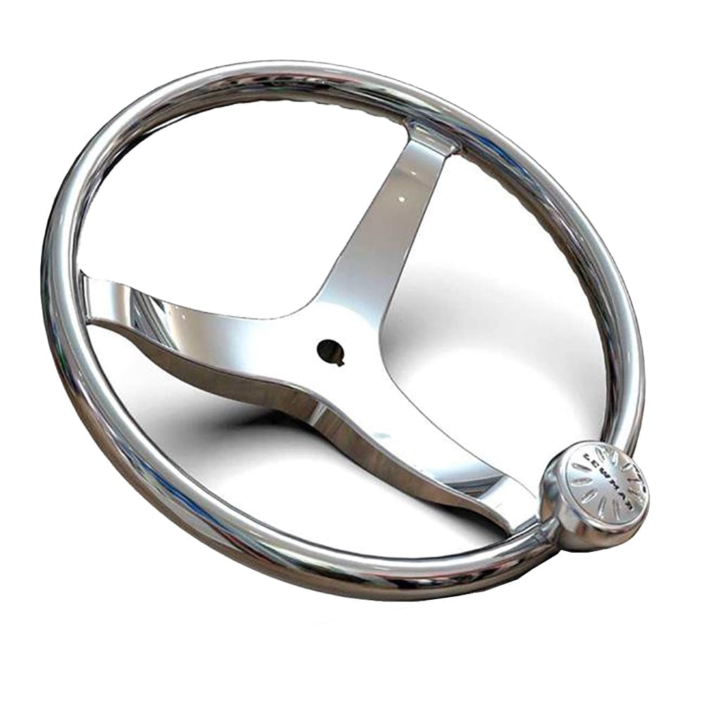 Lewmar Lewmar 3 Spoke 13.5" Steering Wheel w/Power-Grip Knob Marine Hardware