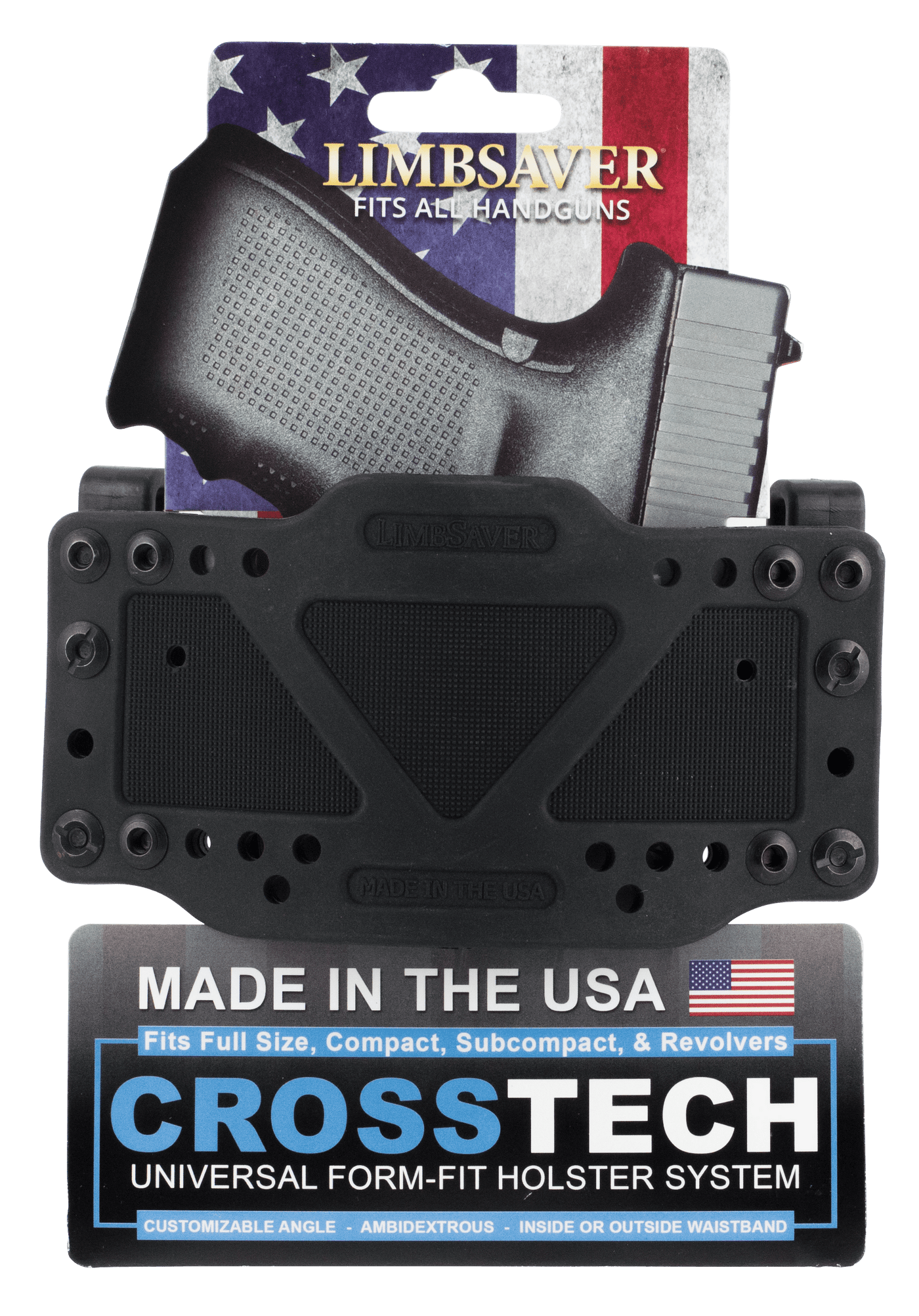 Limbsaver Limbsaver Cross-tech Holster Black Clip On Firearm Accessories