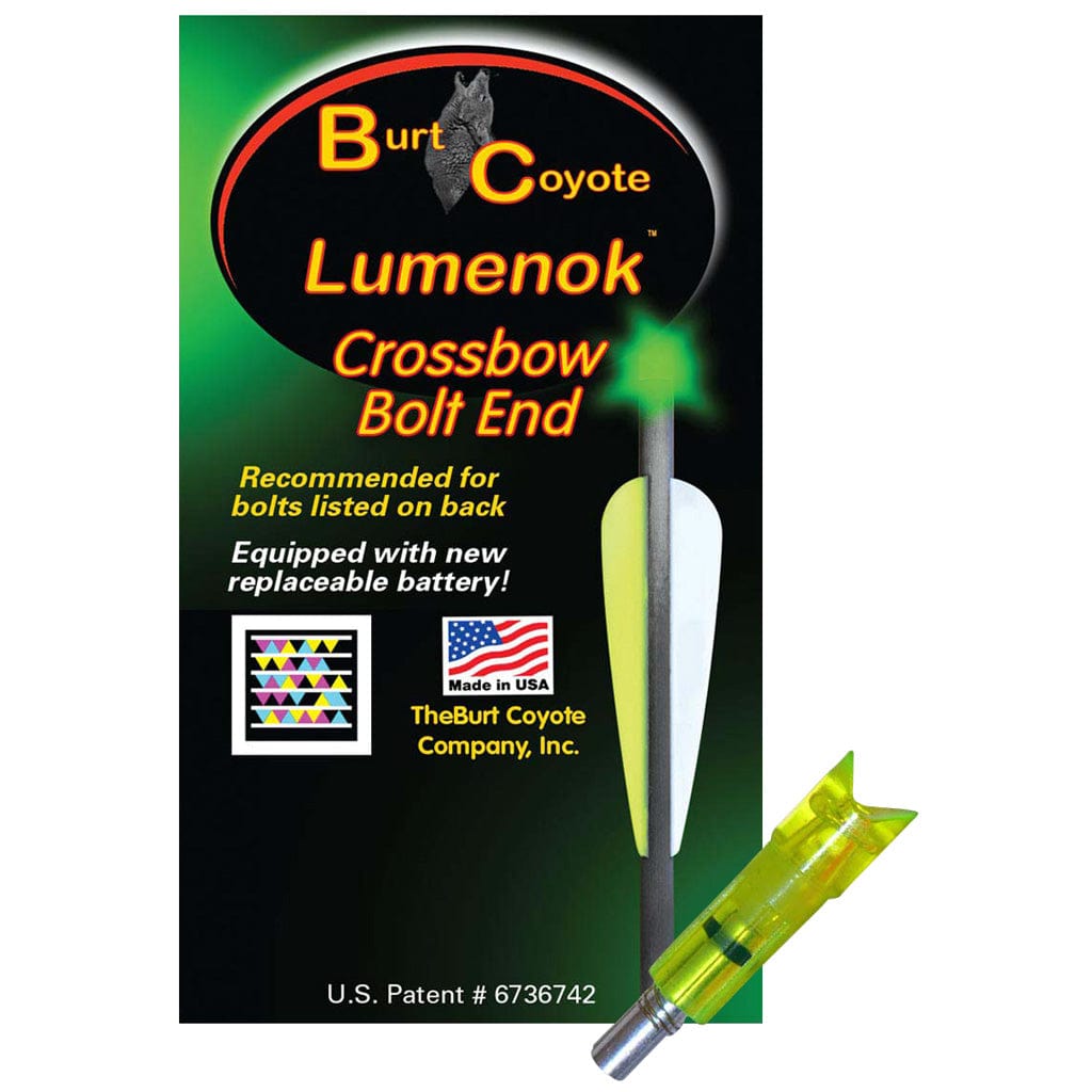 Lumenok Lumenok Crossbow Nocks Green Moon Gold Tip 3 Pk. Crossbow Bolts