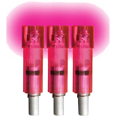 Lumenok Lumenok Crossbow Nocks Pink Flat Gold Tip 3 Pk. Crossbow Bolts