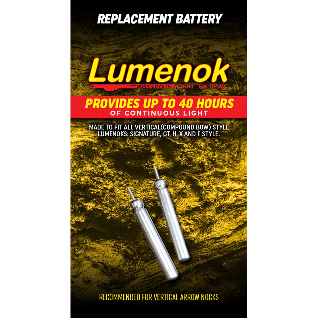 Lumenok Lumenok Replacement Batteries 2 Pk. Archery Accessories