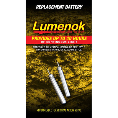 Lumenok Lumenok Replacement Batteries 2 Pk. Archery Accessories