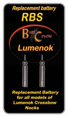 Lumenok Lumenok Replacement Batteries For Bolt Ends 2 Pk. Archery Accessories