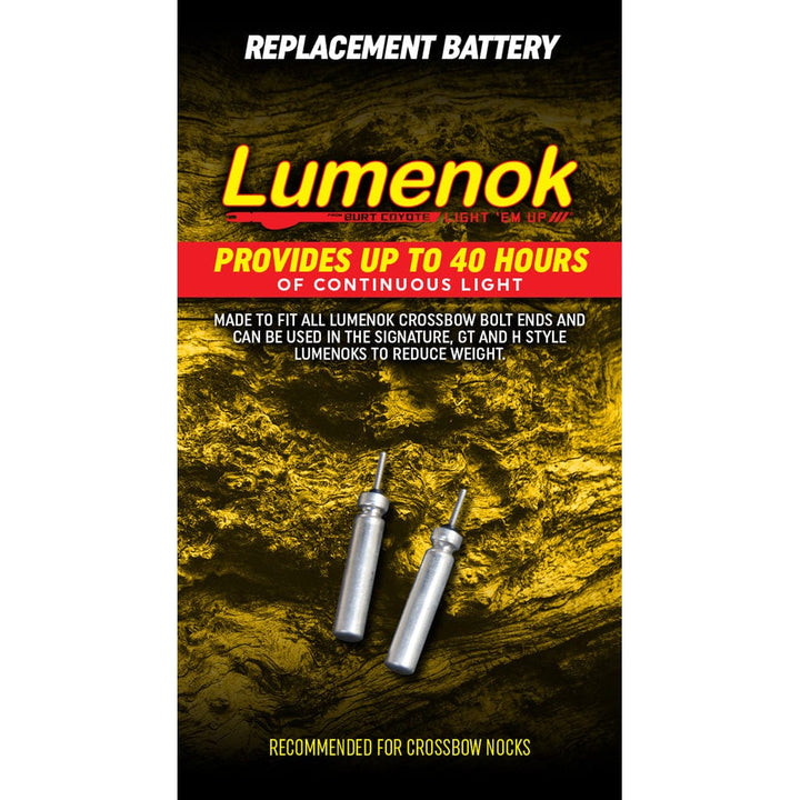 Lumenok Lumenok Replacement Batteries For Bolt Ends 2 Pk. Archery Accessories