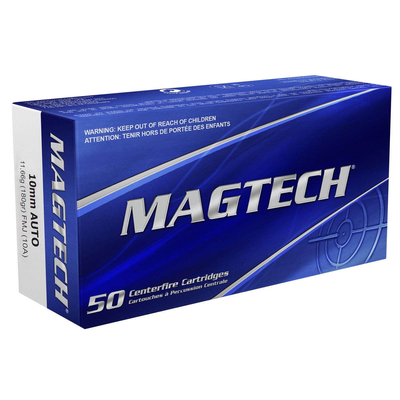Magtech Magtech 10mm 180gr Fmj 50/1000 Ammo