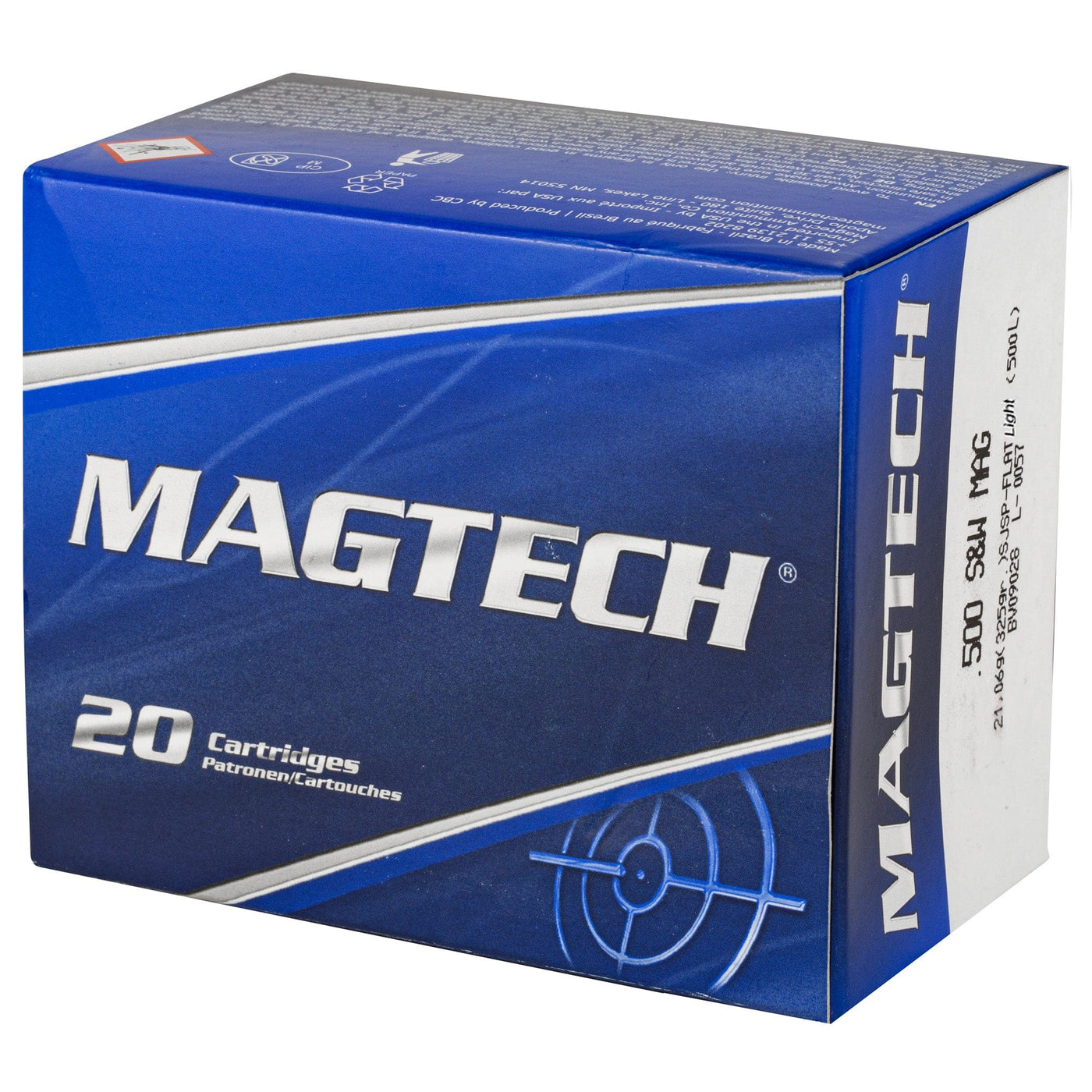 Magtech Magtech 500 S&w 325gr Sjsp Lt 20/500 Ammo