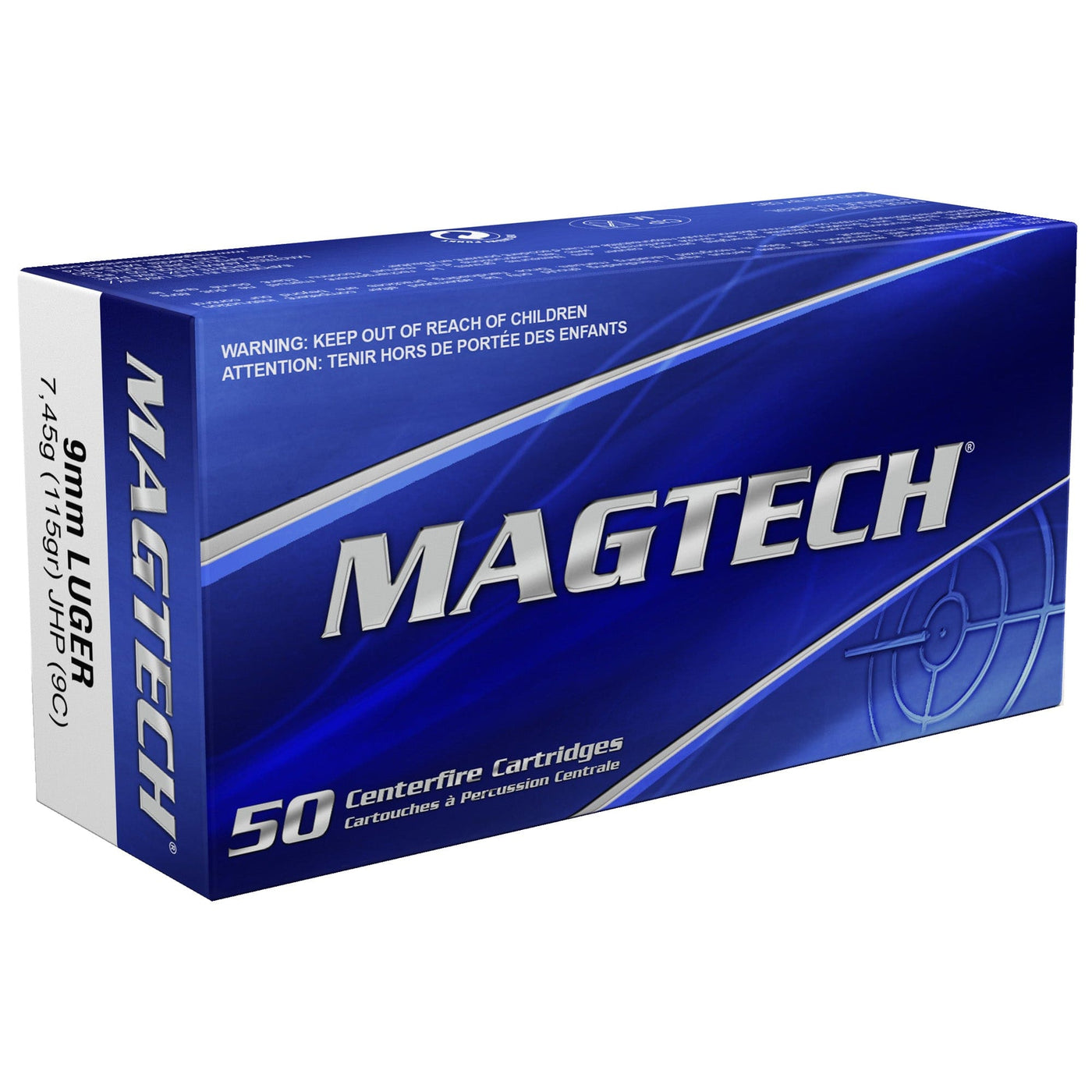 Magtech Magtech 9mm 115gr Jhp 50/1000 Ammo