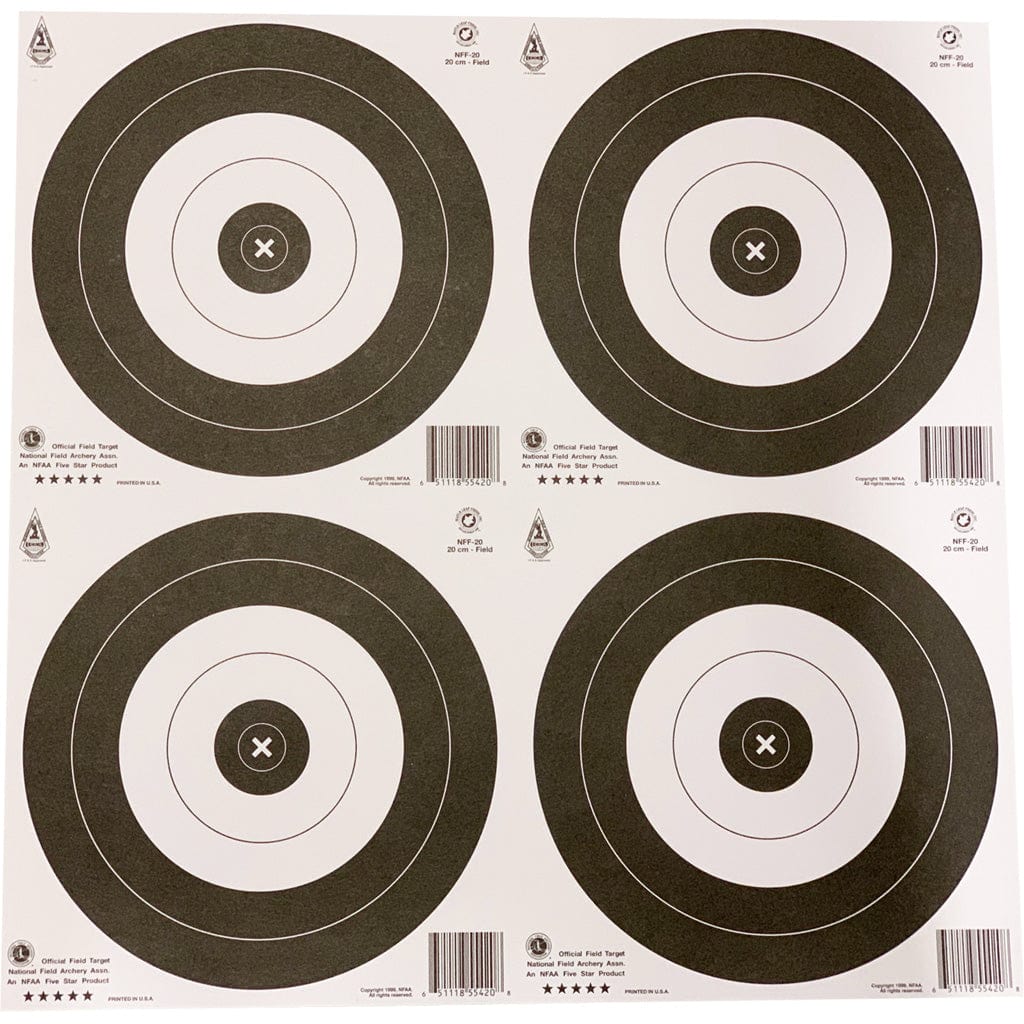 Maple Leaf Target Face Nfaa Field 20 Cm. 25 Pk. – Texas Fowlers