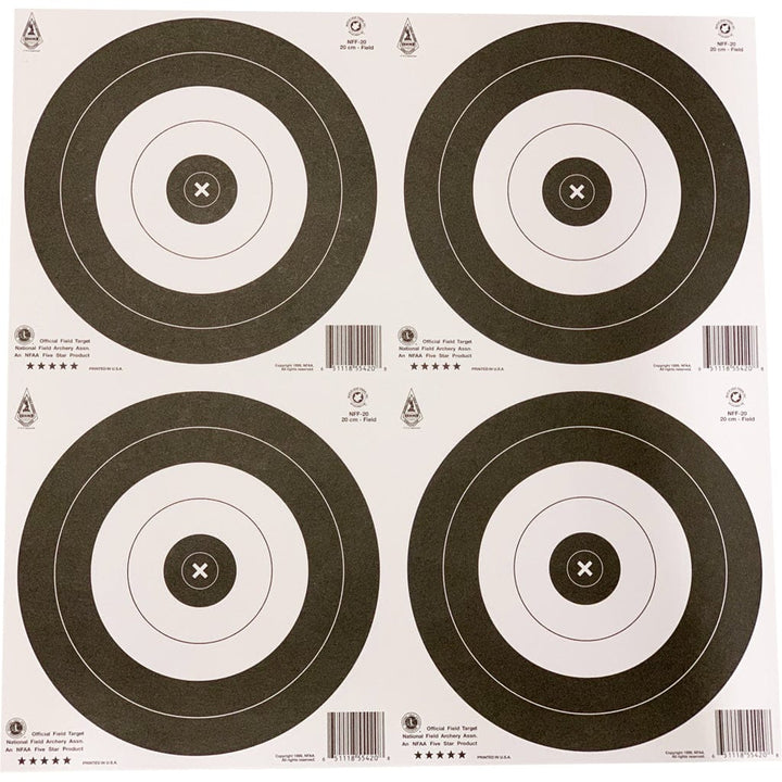 Maple Leaf Press Maple Leaf Target Face Nfaa Field 20 Cm. 25 Pk. Targets