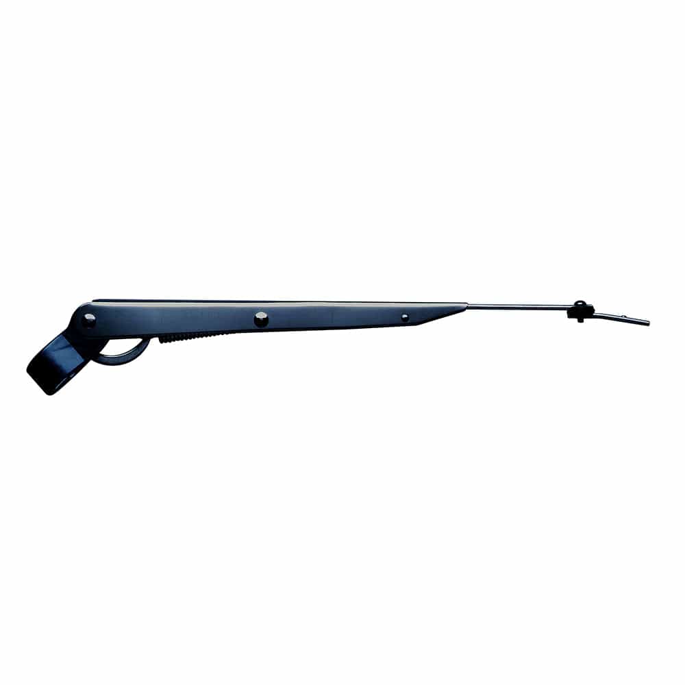 Marinco Marinco Wiper Arm Deluxe Stainless Steel - Black - Single - 14"-20" Boat Outfitting