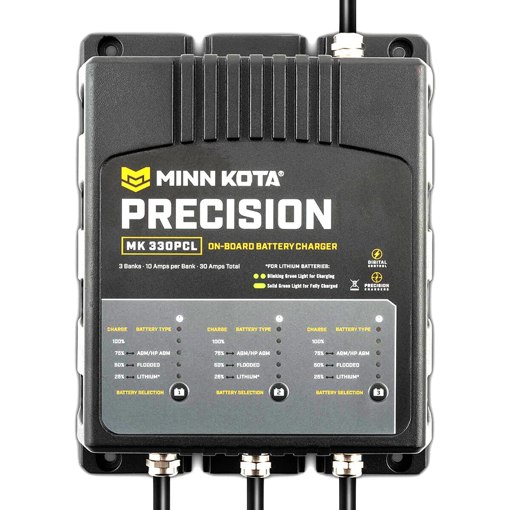 Minn Kota Minn Kota On-Board Precision Charger MK-330 PCL 3 Bank x 10 AMP LI Optimized Charger Electrical