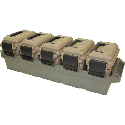 MTM Mtm Ammo Crate 5 Can Mini Dark Earth/army Green Ammo Boxes