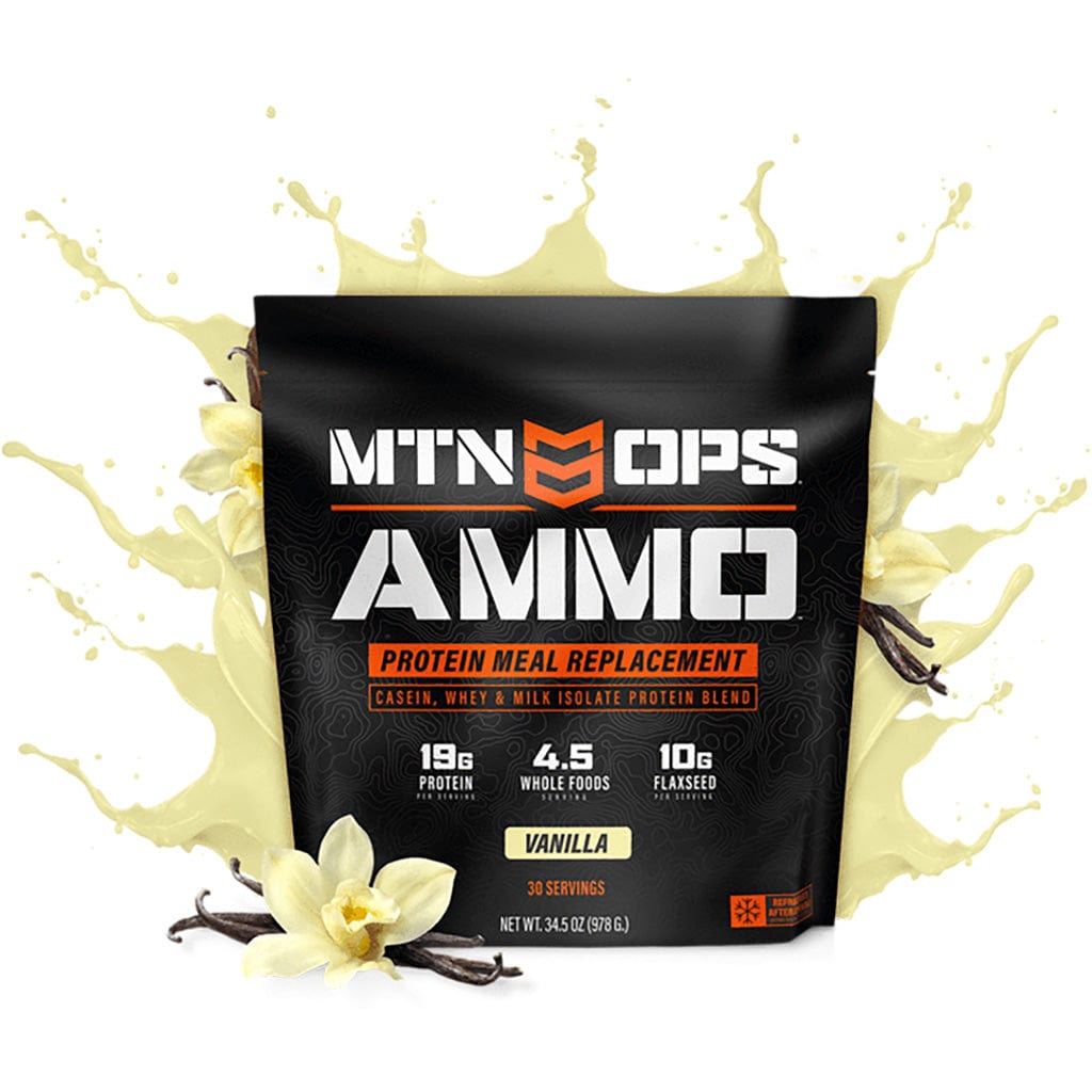 Mtn Ops Mtn Ops Ammo Whey Protein Meal Replacement Vanilla Food and Front End Sales