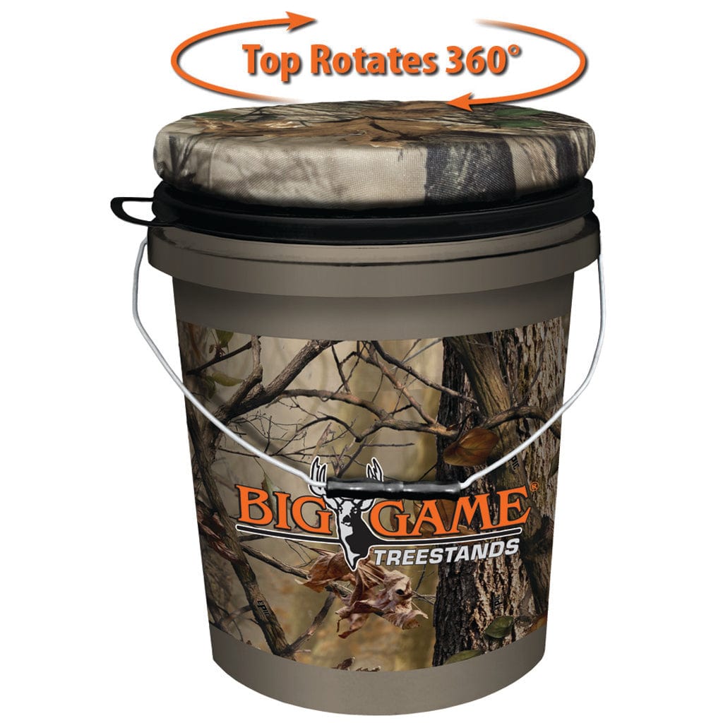 Muddy Outdoors Muddy Spin Top Bucket Camouflage Ground Blinds and Stools