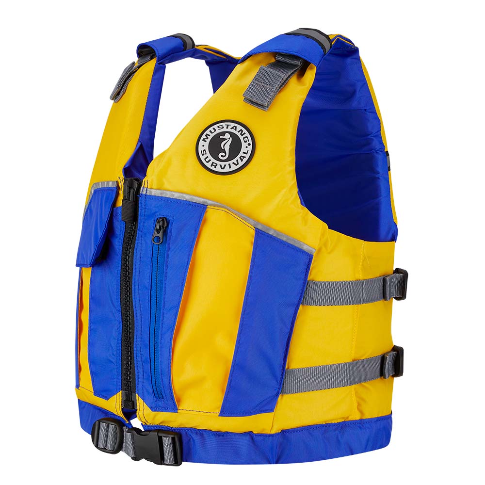 Mustang Survival Mustang Youth Reflex Foam Vest - Yellow/Royal Blue Marine Safety