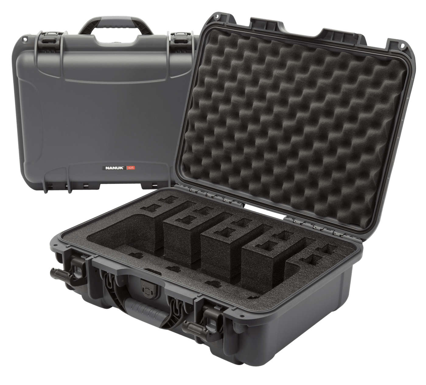 NANUK (PLASTICASE INC) Nanuk (plasticase Inc) 925, Nanuk 9254up7   Nanuk Case W/foam 4up Graphite Firearm Accessories