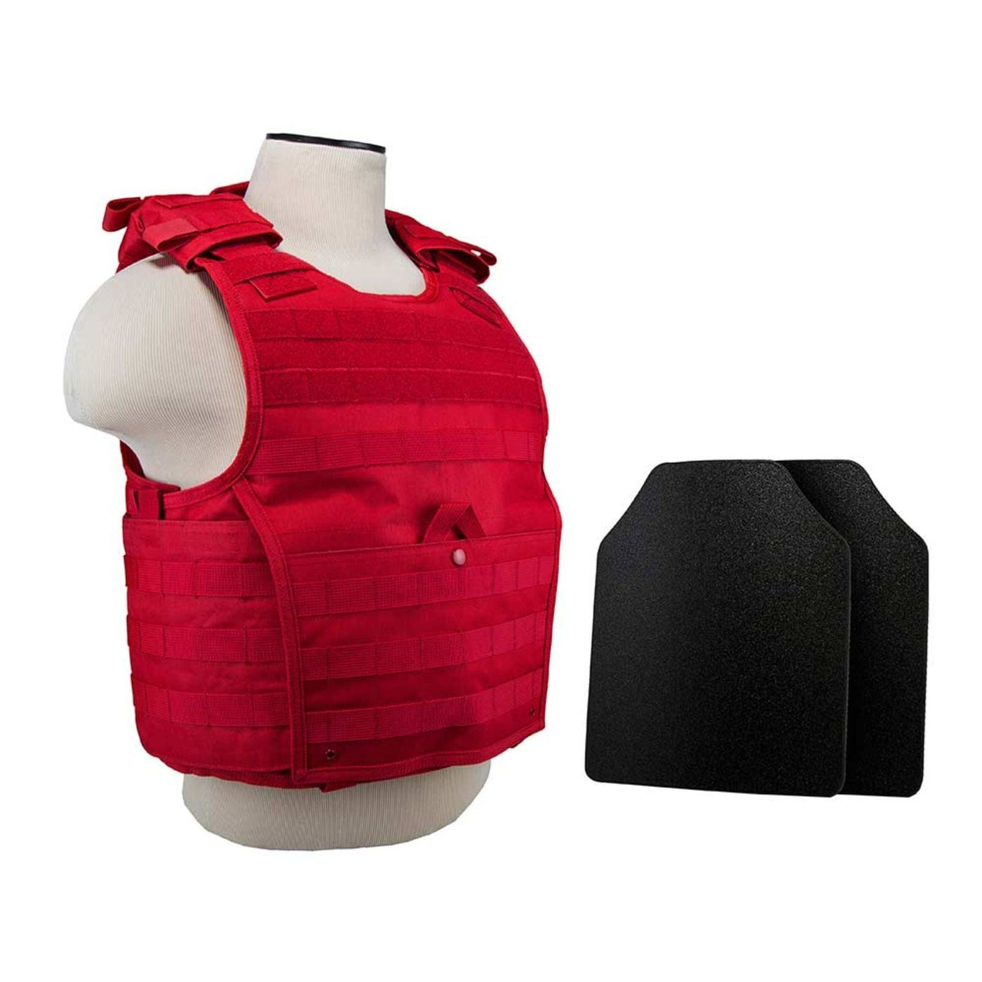 NcSTAR Vism Expert Plate Carrier w 2 10inx12in 3A Ballistic Plate Public Safety And Le