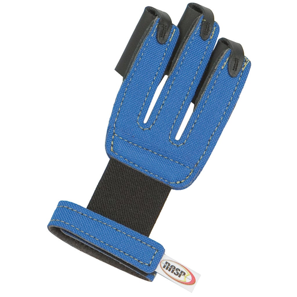 Neet Neet Nasp Youth Shooting Glove Blue Regular Shooting Gloves and Tabs