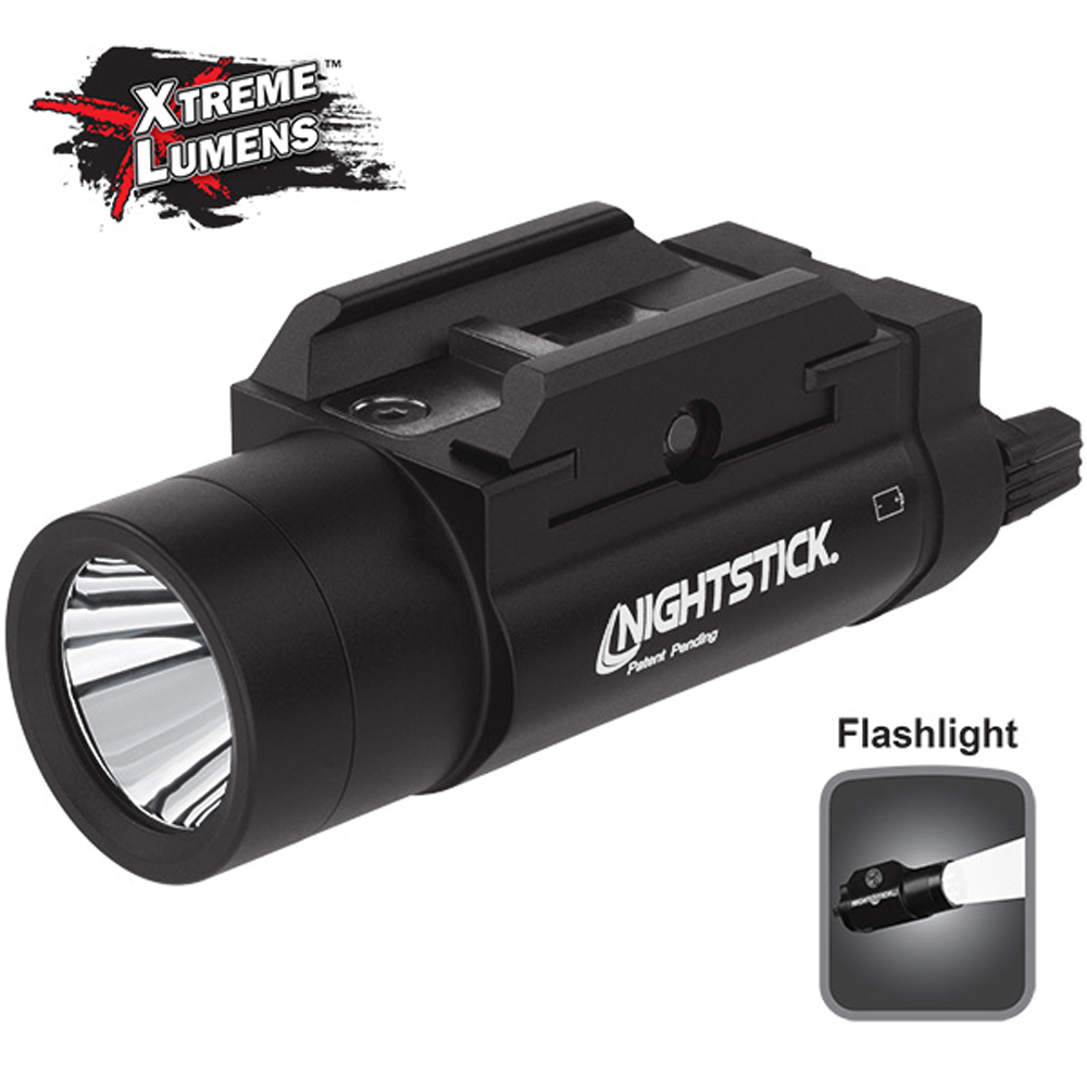 Nightstick Nightstick Full Size Pistol Weapon Light Black 850 Lumens Accessories
