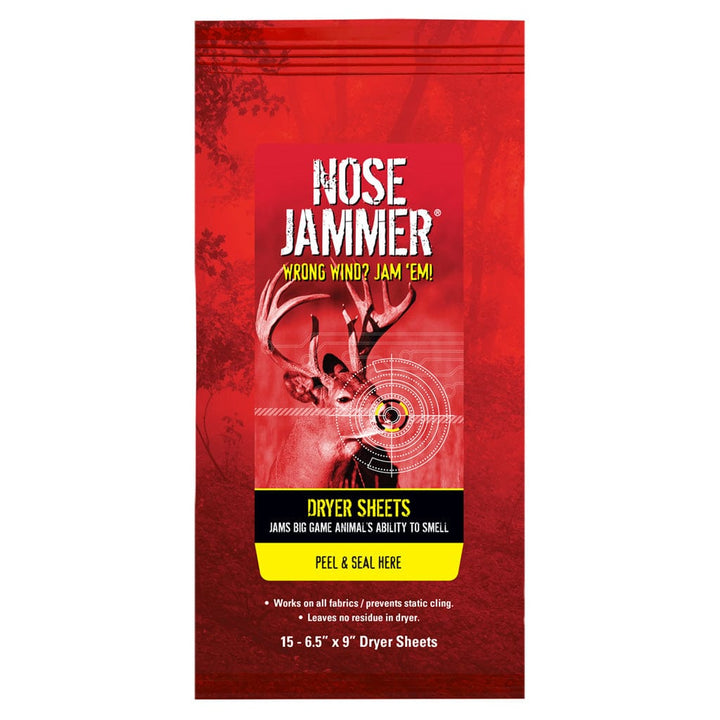 Nose Jammer Nose Jammer Dryer Sheets 15 Pk. Scents/scent Elimination