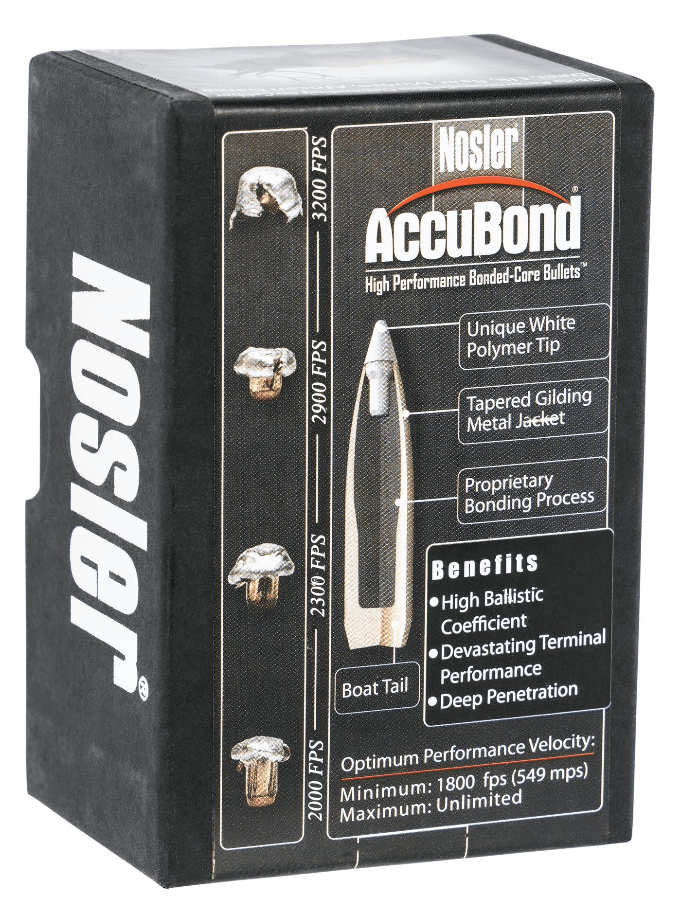 Nosler Nosler Accubond Bullets .30 Cal. 180 Gr. Spitzer Point 50 Pk. Reloading