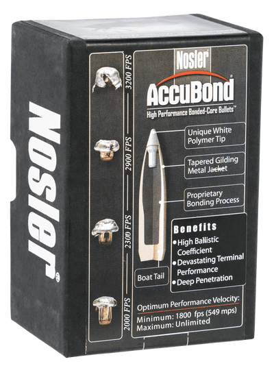 Nosler Nosler Accubond Bullets .30 Cal. 180 Gr. Spitzer Point 50 Pk. Reloading