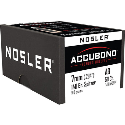 Nosler Nosler Accubond Bullets 7mm 140 Gr. Spitzer Point 50 Pk. Reloading