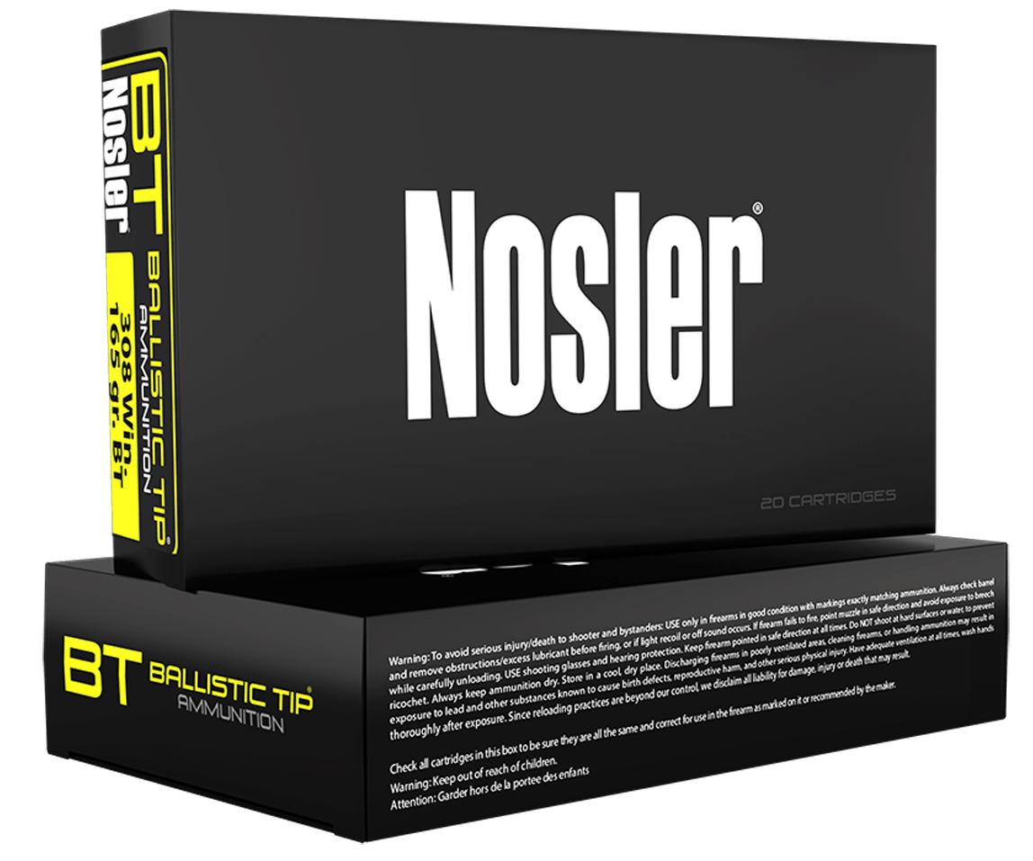 Nosler Nosler Ballistic Tip Rifle Ammunition 308 Win. 125 Gr. Bt Sp 20 Rd. Ammo