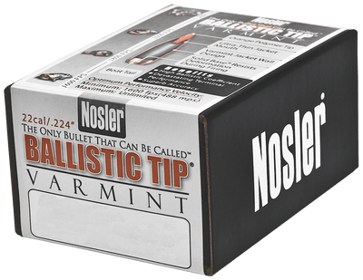 Nosler Nosler Ballistic Tip Varmint Bullets .22 Cal. 55 Gr. Spitzer Point 50 Pk. Reloading