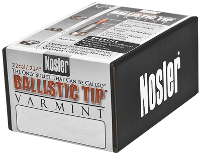 Nosler Nosler Bullets 22 Cal .224 - 60gr Ballistic Tip 250ct Reloading