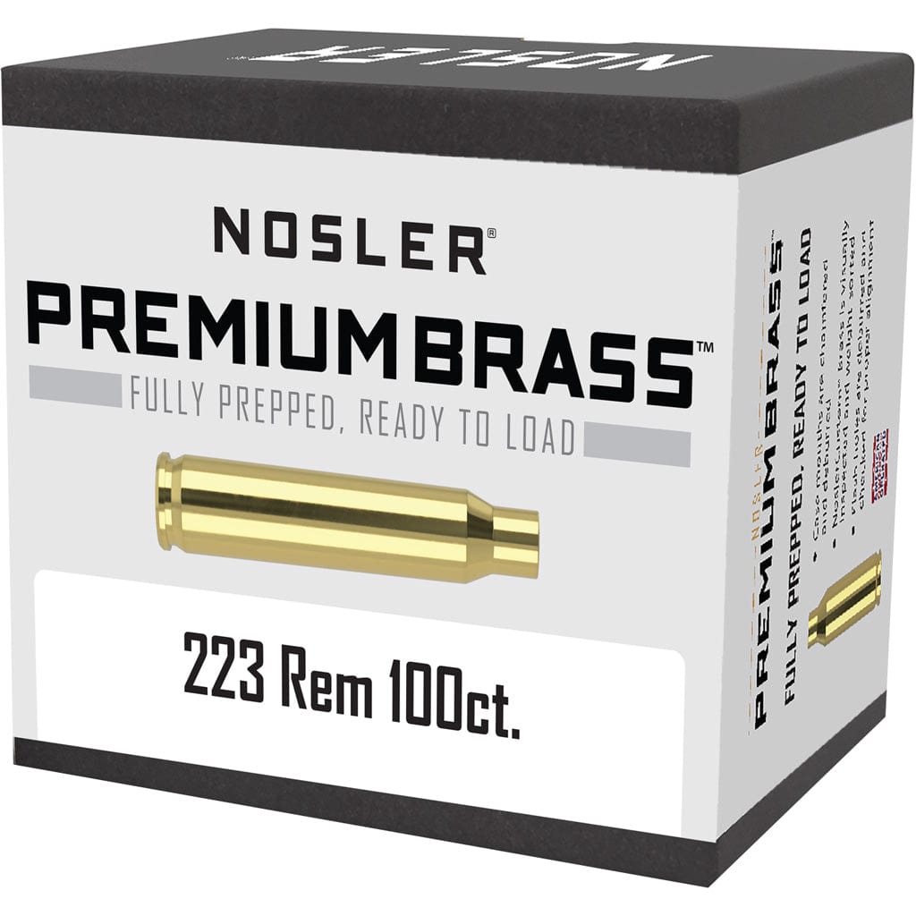 Nosler Nosler Custom Brass .223 Rem. 100 Pk. Reloading