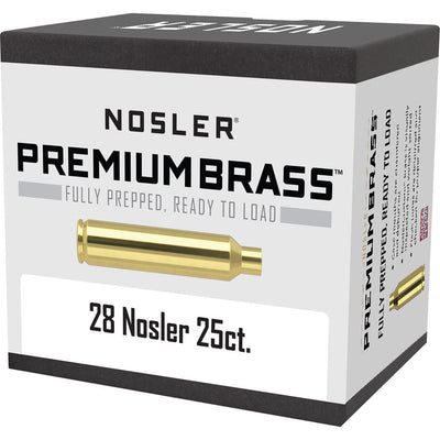 Nosler Nosler Custom Brass 28 Nolser 25 Pk. Reloading