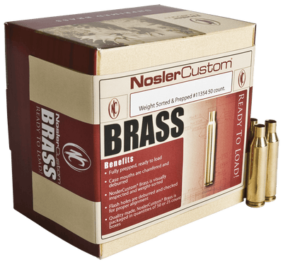 Nosler Nosler Custom Brass 6.5mm Creedmoor 50 Pk. Reloading