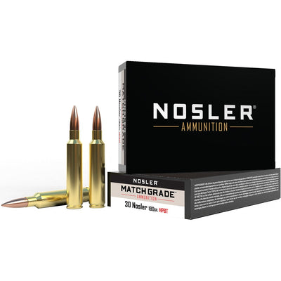 Nosler Nosler Match Grade Rifle Ammunition 30 Nosler 190 Gr. Cc Hpbt 20 Rd. Ammo
