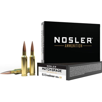Nosler Nosler Match Grade Rifle Ammunition 6.5mm Creedmoor 140 Gr. Rdf Hpbt 20 Rd. Ammo