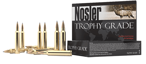 Nosler Nosler Trophy Grade Long Range Rifle Ammunition 300 Win. Mag. 190 Gr. Ablr Sp 20 Rd. Ammo