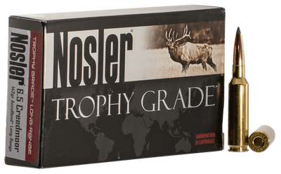 Nosler Nosler Trophy Grade Long Range Rifle Ammunition 6.5 Creedmoor 142 Gr. Ablr Sp 20 Rd. Ammo