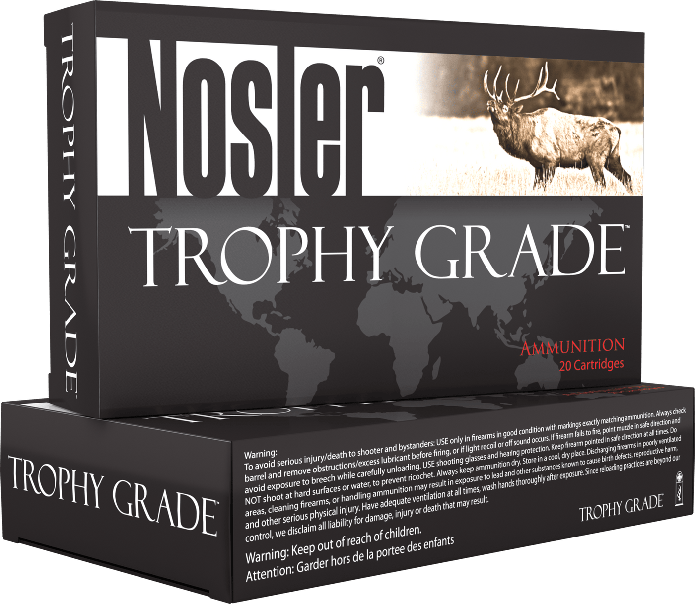 Nosler Nosler Trophy Grade Rifle Ammunition 300 Win. Mag. 180 Gr. Ab Sp 20 Rd. Ammo