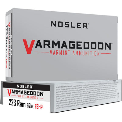 Nosler Nosler Varmageddon Rifle Ammunition 223 Rem. 62 Gr. Vg Hpfb 20 Rd. Ammo