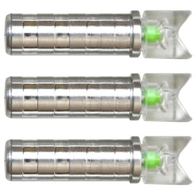 Nufletch Nufletch Ignitor Crossbow Nocks Green Moon .285 X Bolt 3 Pk. Crossbow Bolts