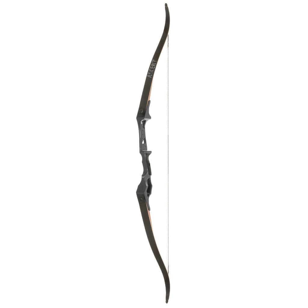 October Mountain October Mountain Ascent Recurve Bow Black 58 In. 40 Lbs. Rh Bows