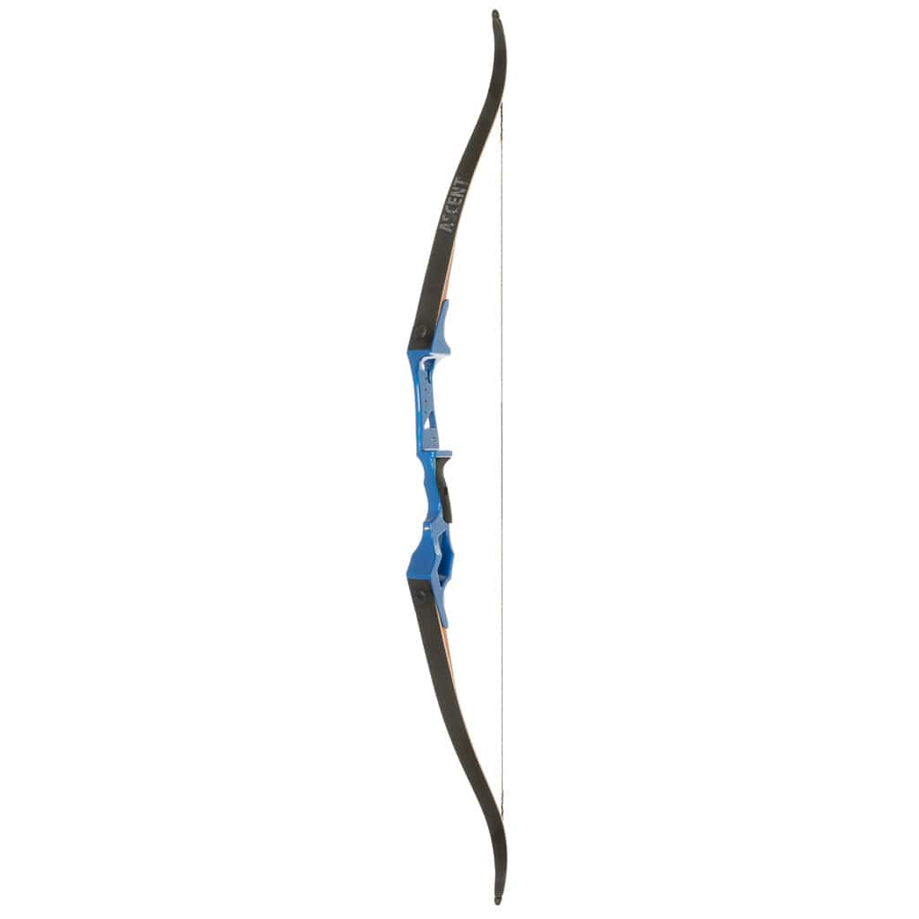 October Mountain October Mountain Ascent Recurve Bow Blue 58 In. 45 Lbs. Rh Bows